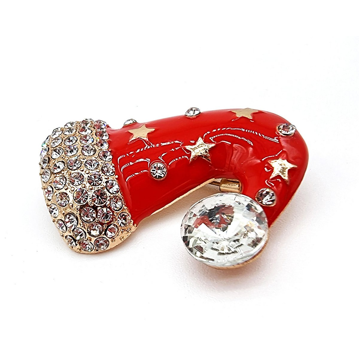 Brooch - Santa hat