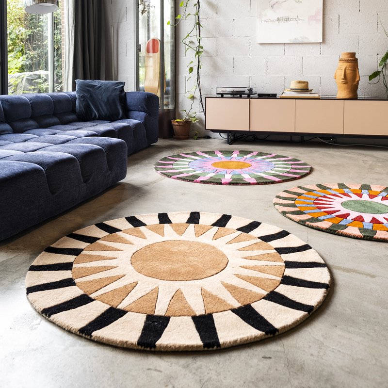 Kitsch Kitchen rug soleil ms ecru 125 cm