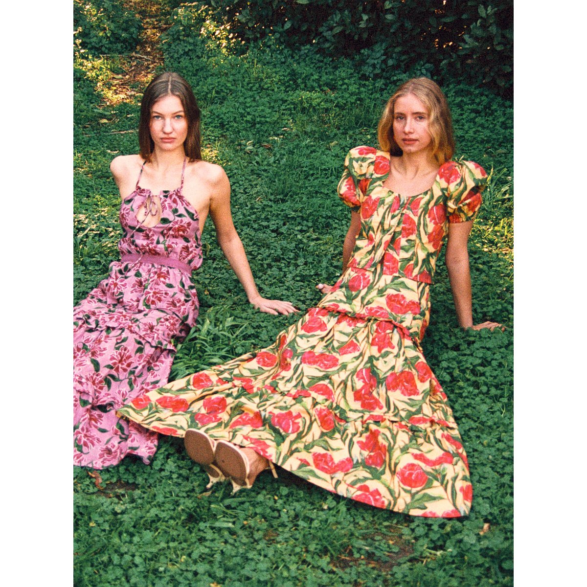Zafira gele bloemenprint top