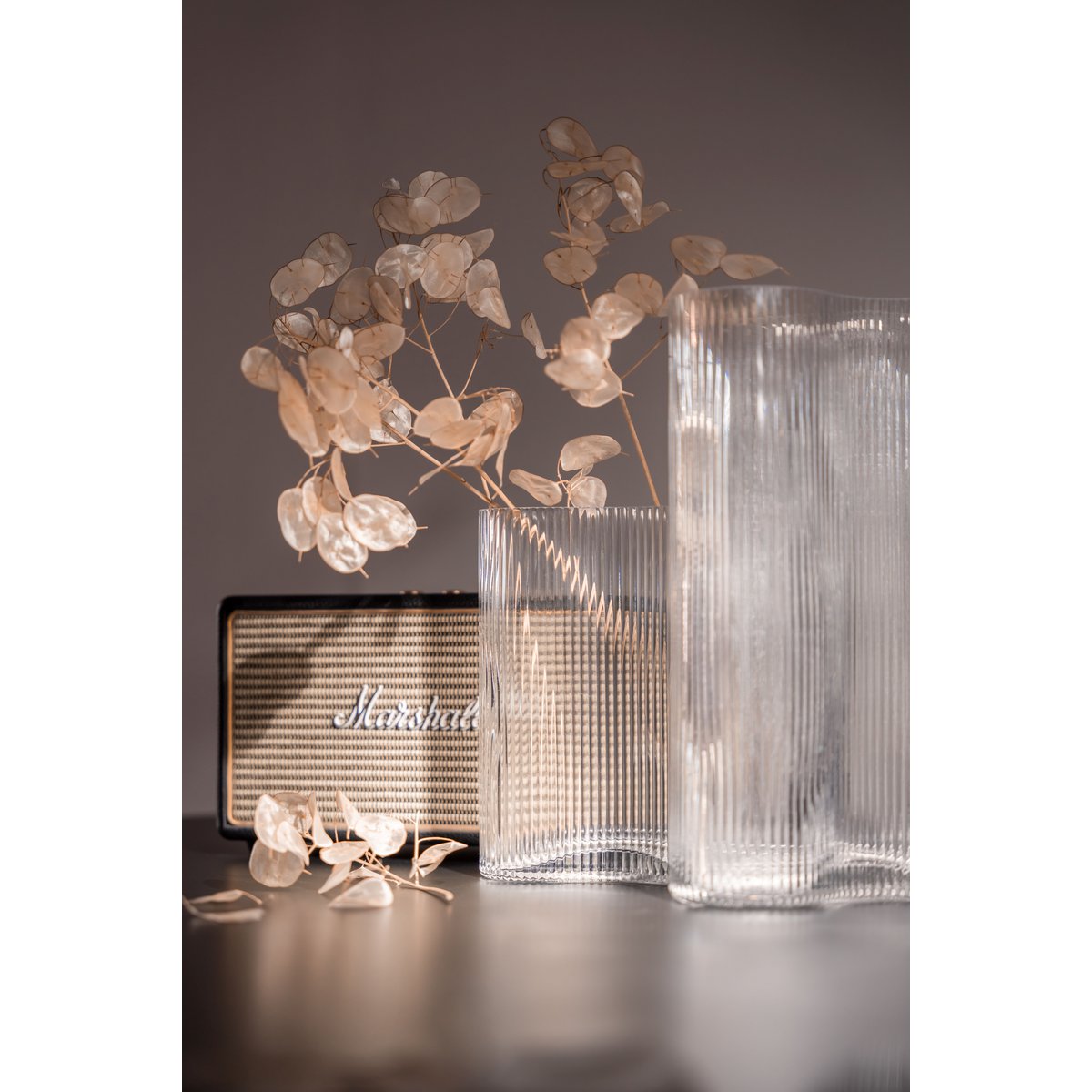 MIST SERIES TALL CLEAR VASE