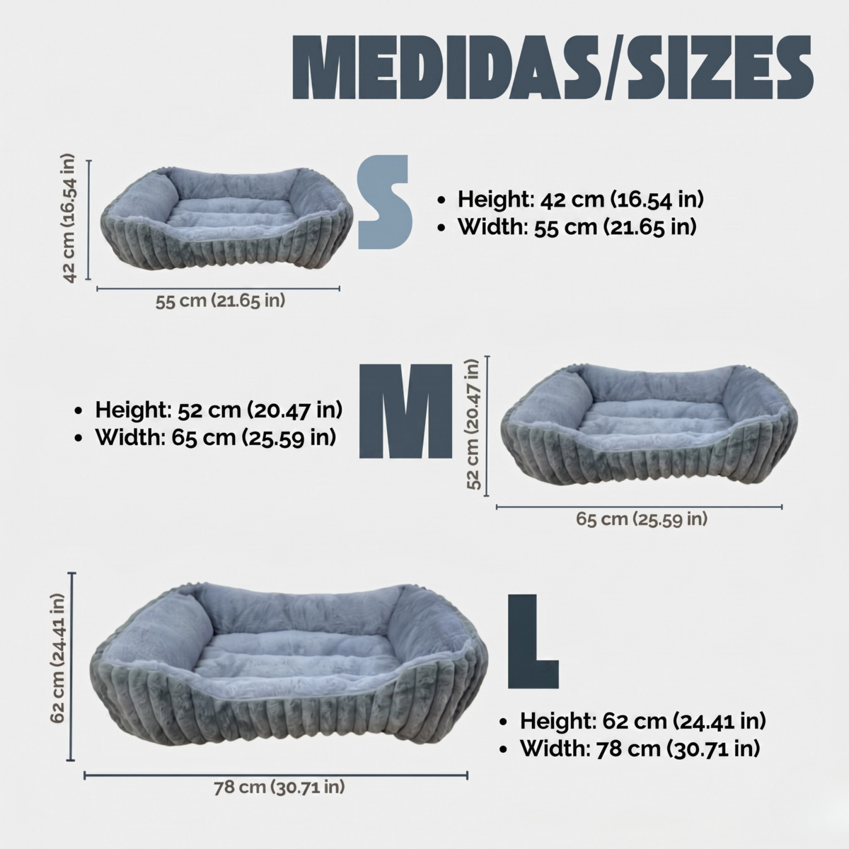 Plush Bed for Dogs and Cats | Soft, Warm, and Padded Winter Bed ❄️ | Fluffy and Cozy Crib-Style Pet Mattress | Available in 3 Sizes | Washable, Non-Slip, and Perfect for Home Relaxation