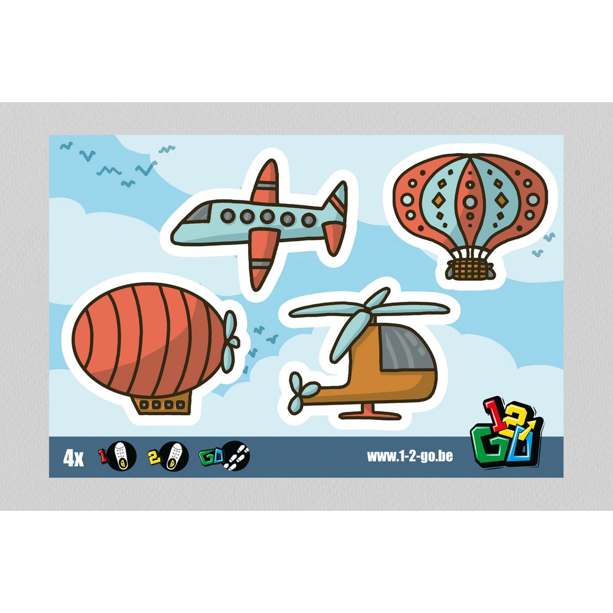 Luftfahrzeuge - Schuhabziehbilder