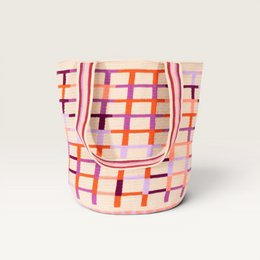 Striped susu tote | Lilac