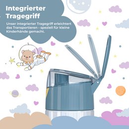 Drikkeflaske børns letvægtsvandflaske - astronautbjørn