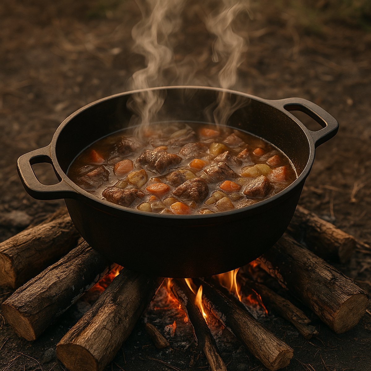 Partita para servir de hierro fundido Ø 24 x 6 cm - Pan de parrilla hierro fundido para cada barbacoa - negro