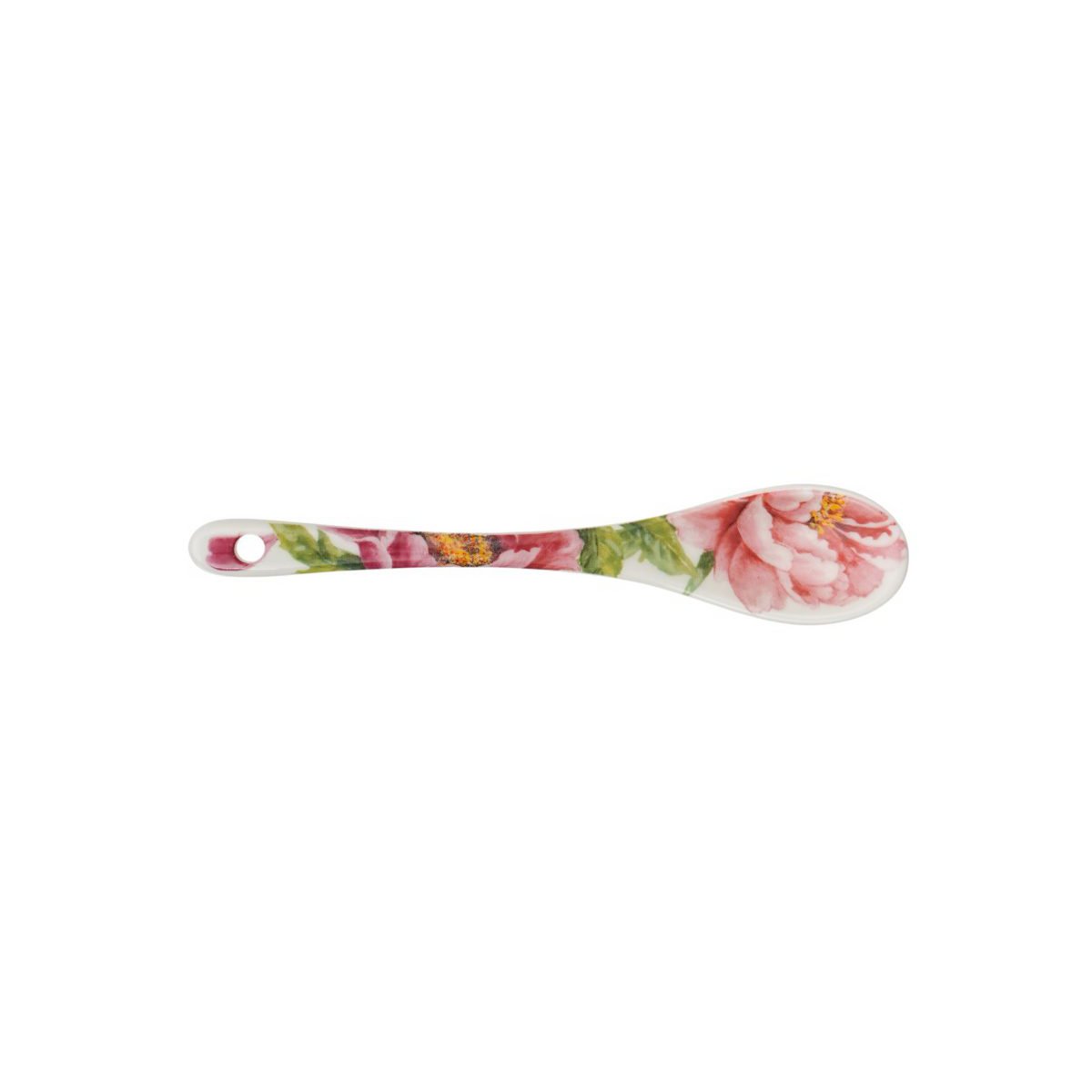 Porzellanlöffel Pfingstrose 13 cm Isabelle Rose