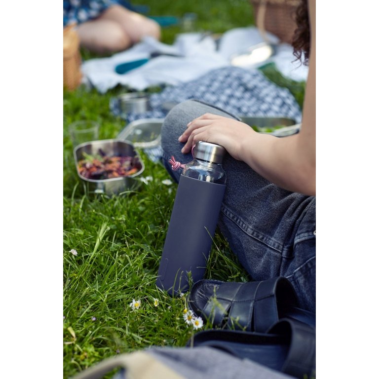 Black+Blum Glass Water Bottle - Waterfles glas - 0.6Ltr