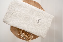 Muslin cloth, nursing cloth 120x120cm fine branches cream
