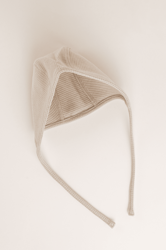 TISU baby bonnet, Ecru
