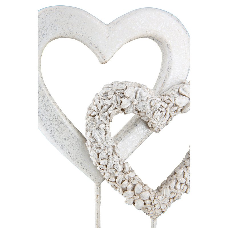 Standrelief Herz Flower Heart H.24 cm