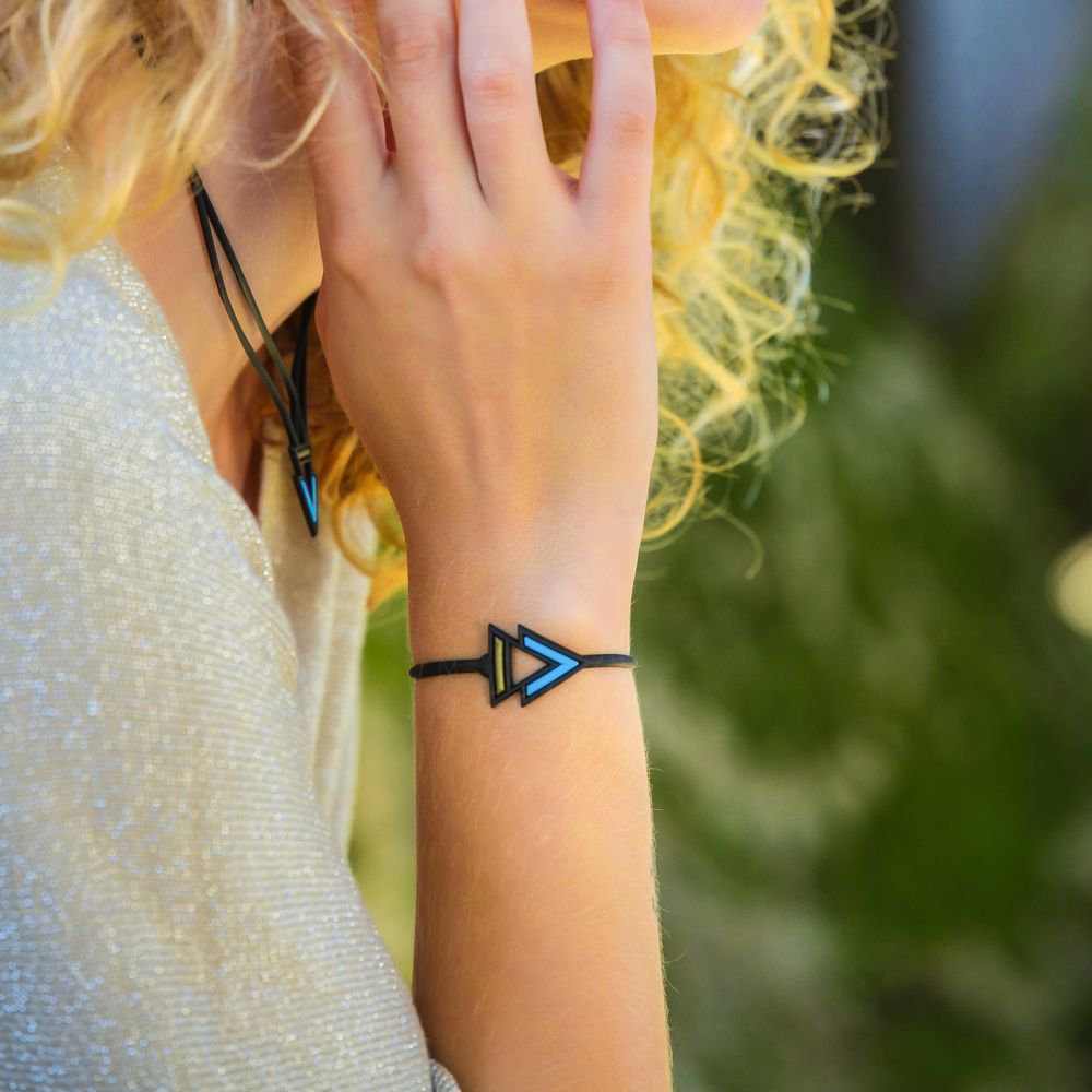 Collana Bermuda Blu e Oro