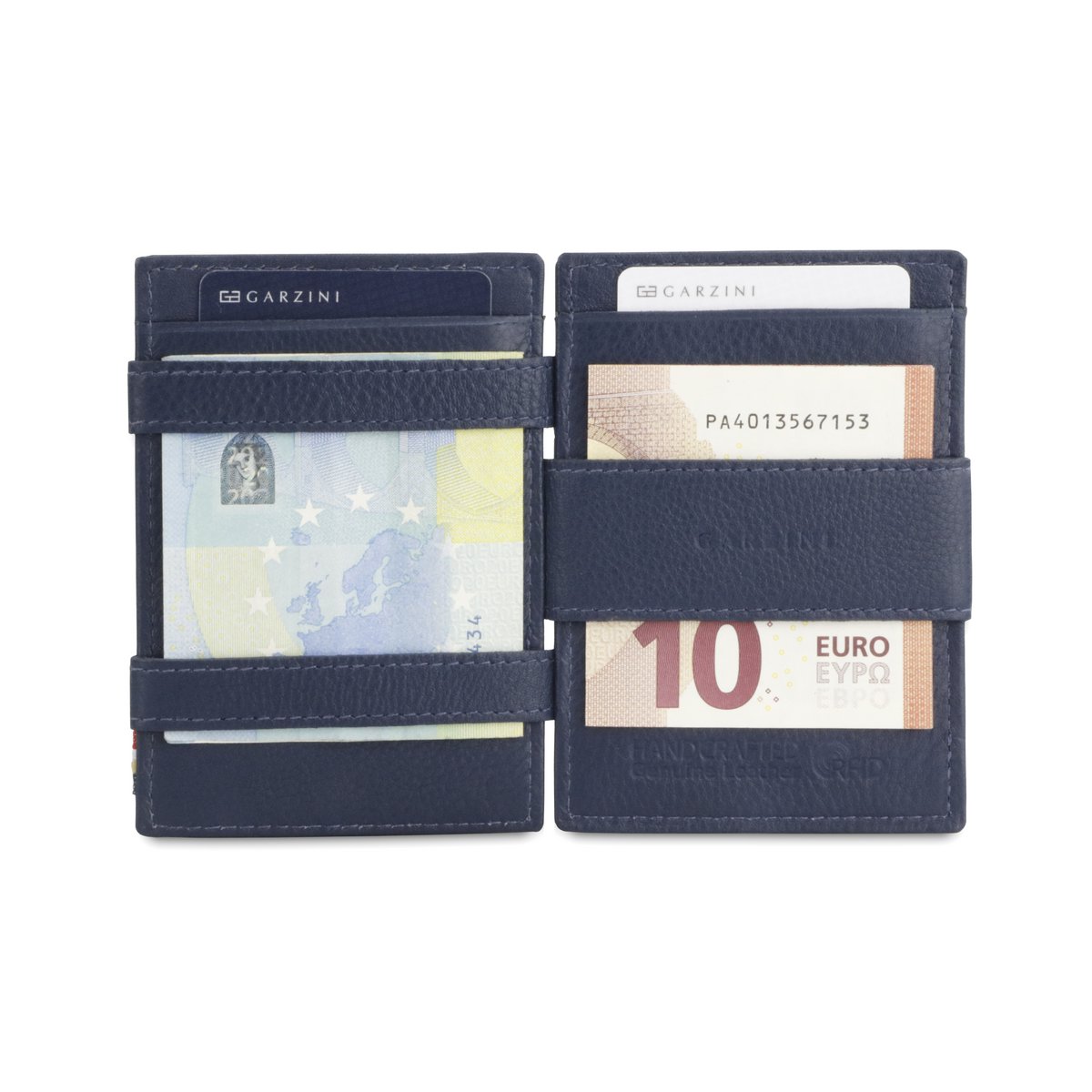 Portafoglio Essenziale Monete Blu Navy