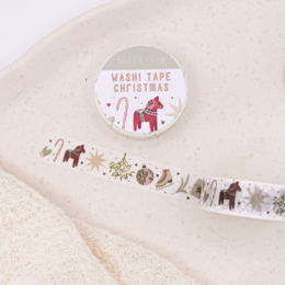 Washi Tape Christmas - Ruban adhésif Masking Tape Suède Dieu Jul