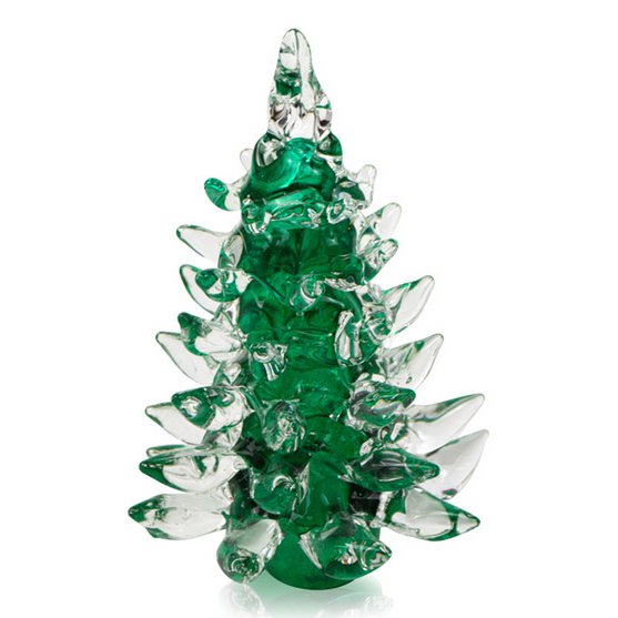 Szklana figurka choinkowa