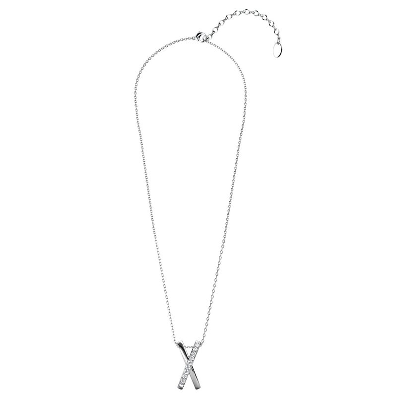 Pendentifs X Duo - Argenté et Cristal