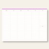 Risographie Wochenplaner – Neon Pink – Abreißblock – DIN A4