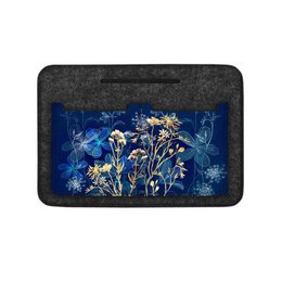 Forest Mood Organizer aus anthrazitfarbenem Filz für Tasche Bertoni Copy
