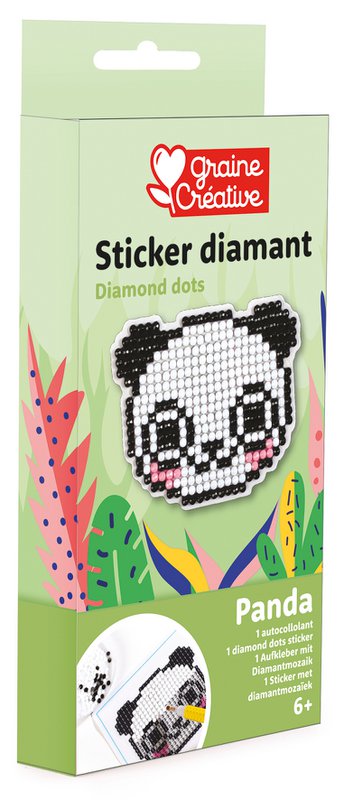 KIT DIAMOND MOSAIC- STICKER PANDA