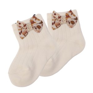 Cotton socks BOHO FLOPI Cognac size 0-6 m