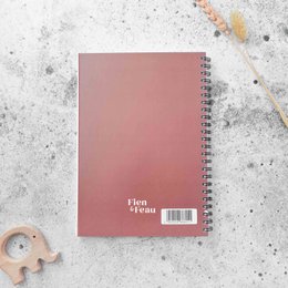 Baby shower fill-in book rust universe
