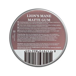 Gomma opaca con criniera di leone