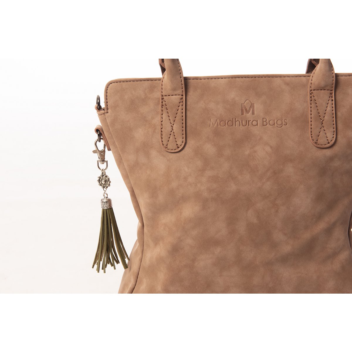 hand/shoulder bag dark brown curvy