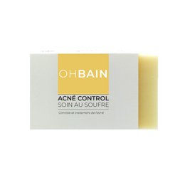 A sulfur-based face mask for acne control, with a yellow bar soap-like appearance.