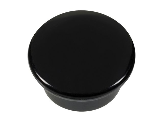 Magnet Westcott schwarz Packung mit 10 Stück. 15mmx8mm 100gr. Kappe: 3-4 Blatt 80gr. Papier