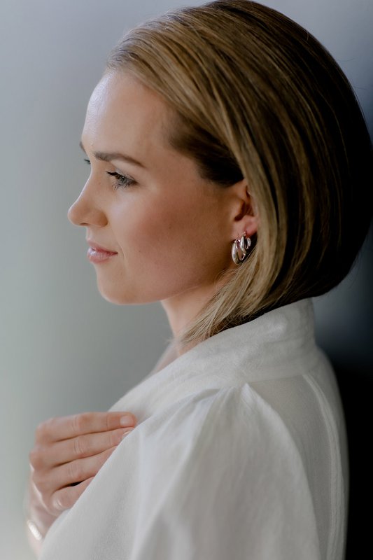 Lola Bold Hoop Øreringe - Sølv