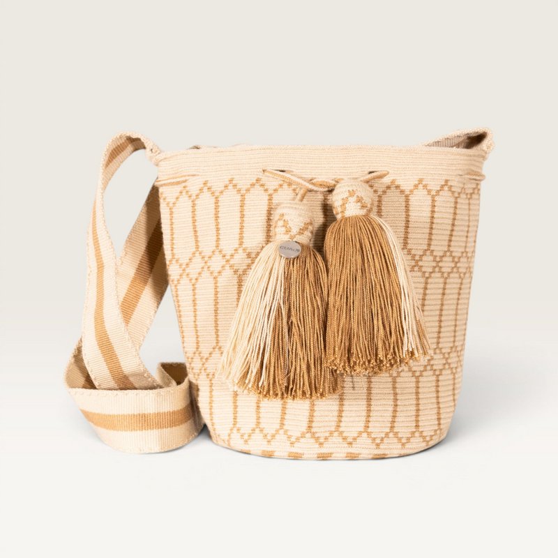 Geometrische Umhängetasche M | Chai