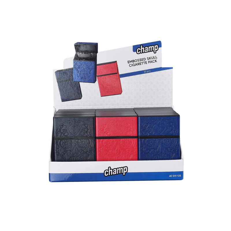 Schädel -Zigarettenpaket