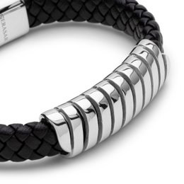 Pulsera de cuero "Helix"