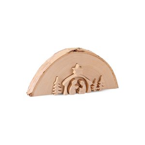 Thankgoods Christmas nativity tree disc with different motif widths.