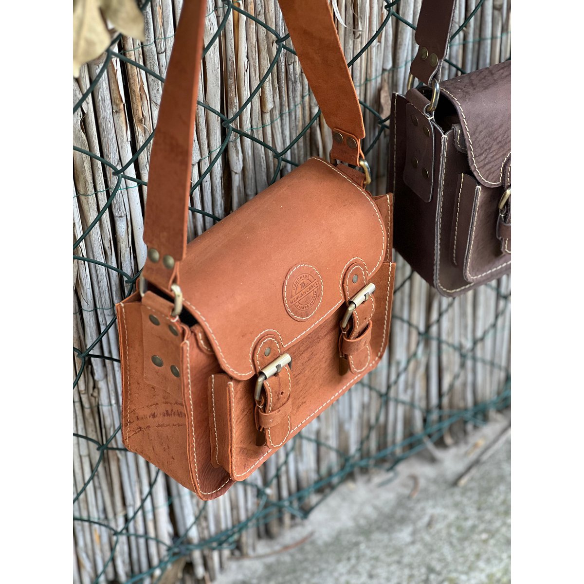 Handmade Genuine Leather Crossbody Bag
