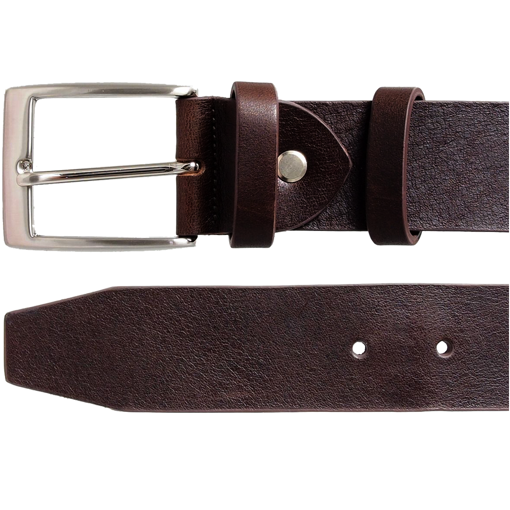 Leren hoofdstelriem 40 mm bruin