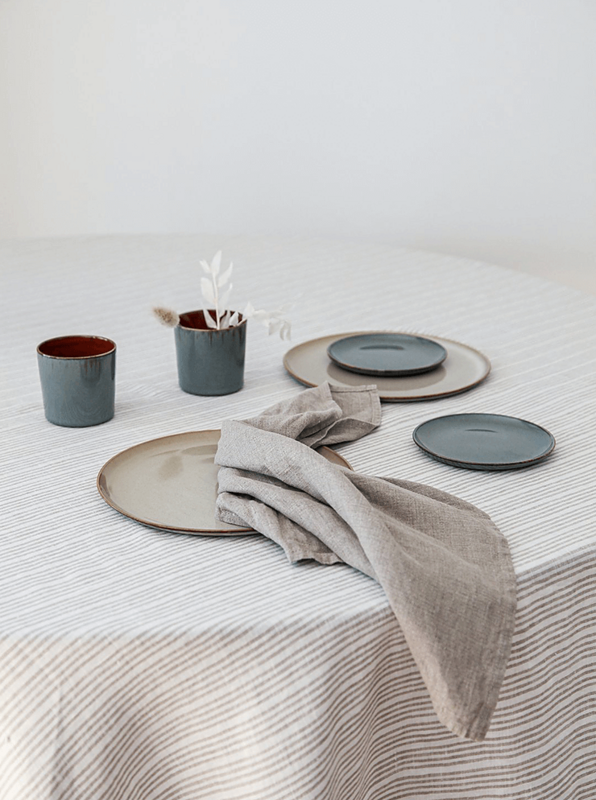 Servietter Natural Beige (sæt med 2) / 100% hør