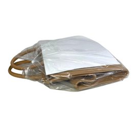 Grote Italiaanse leren draagtas voor dames met korte hengsels B2B 57897