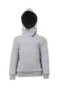 Hoodie, Light Grey Melange