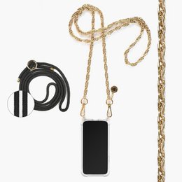 Etui na telefon komórkowy iPhone 12 Pro Max Łańcuszek do telefonu komórkowego wykonany z metalowego sznurka oraz w zestawie