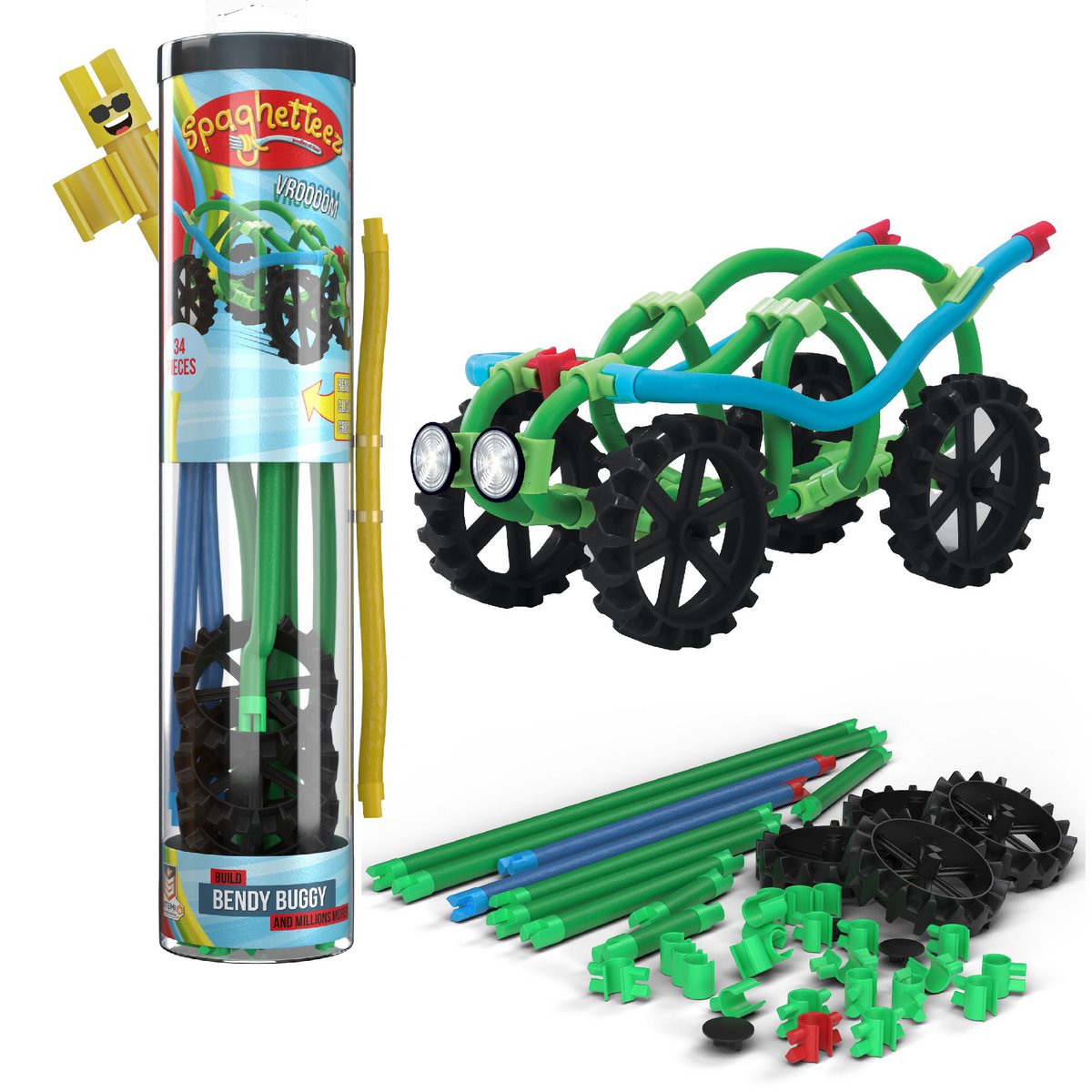 Spaghetteez - Bendy Buggy 34pcs