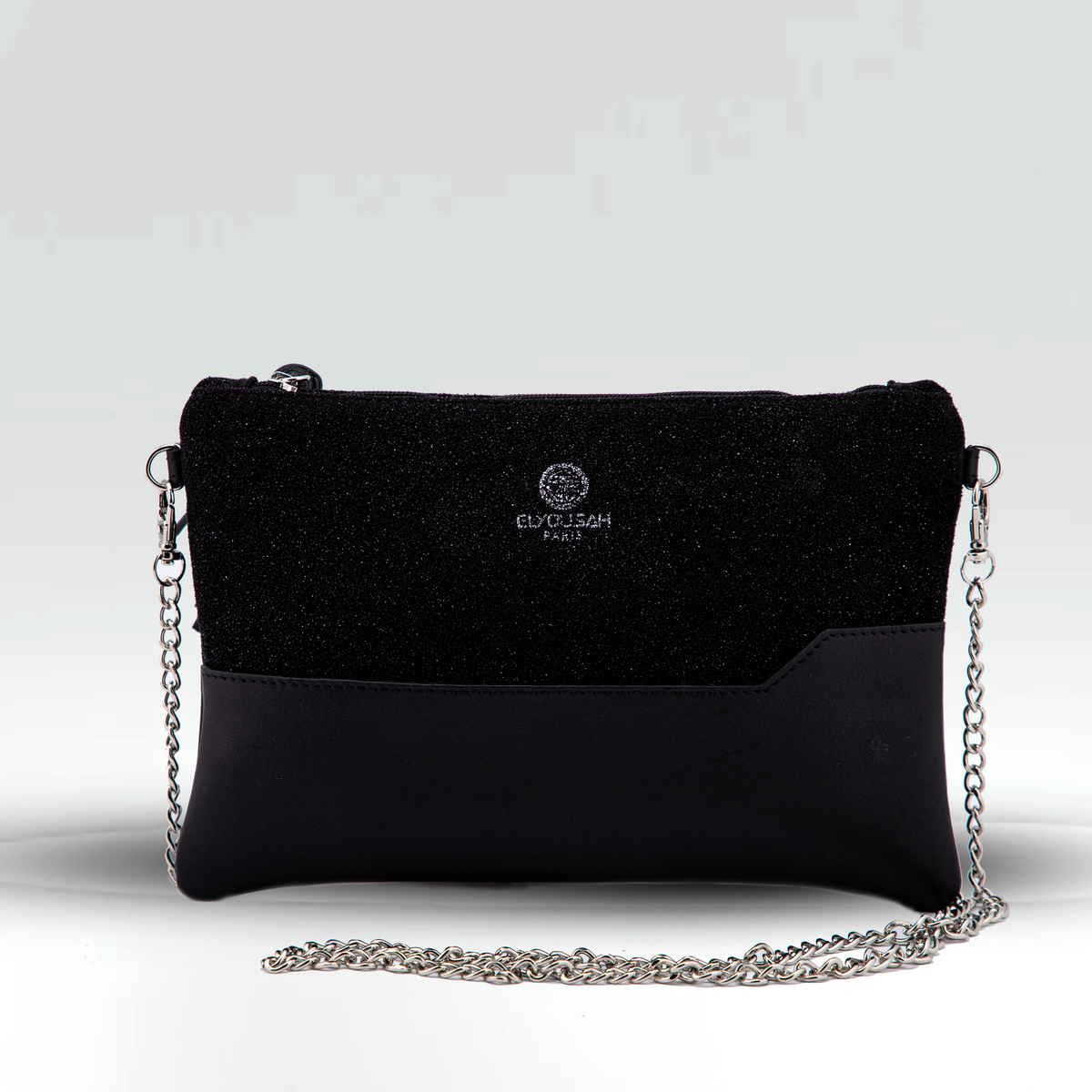 CAMÉLIA clutch bag (BLACK)