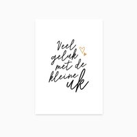 A6 Postcard || Good luck with the little UK