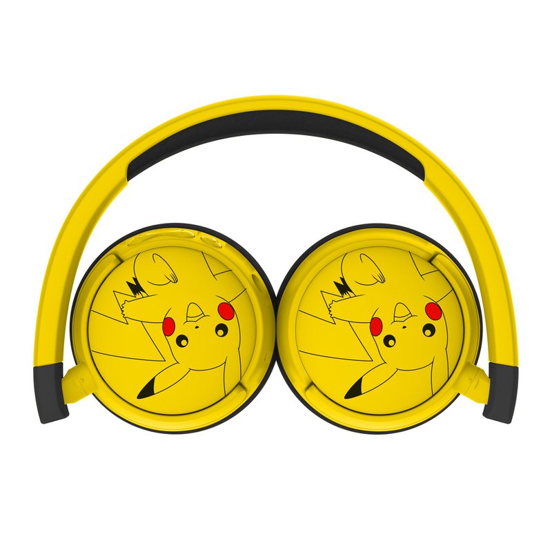 Pokemon - Jaune - casque Bluetooth junior