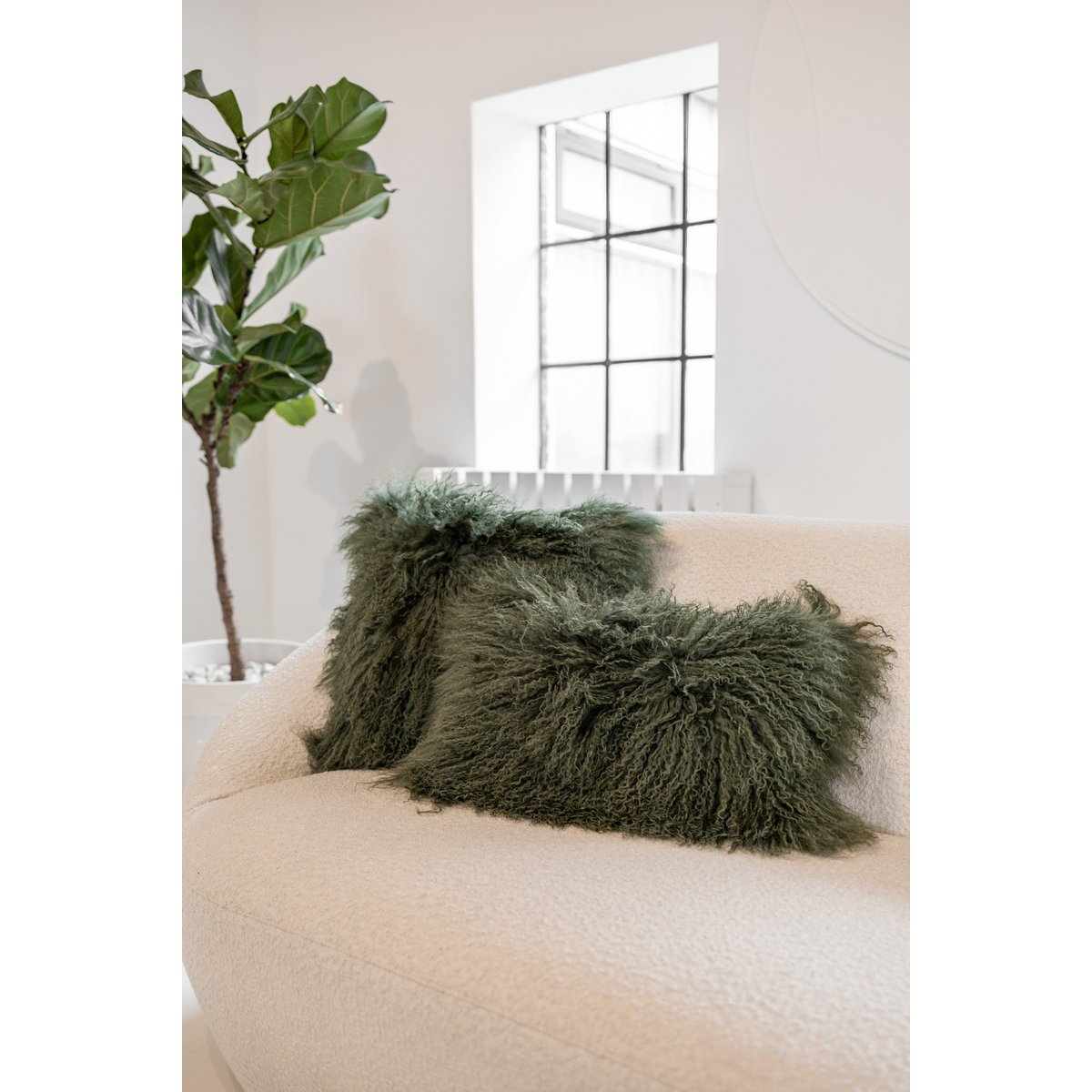 Tibet sheepskin cushion | 14 colors | 30x50cm