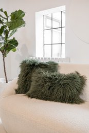 Tibet sheepskin cushion | 14 colors | 30x50cm