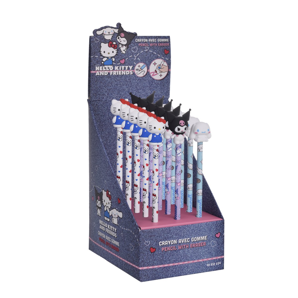 Hello Kitty & Friends Bleistift mit 3D-Radiergummi