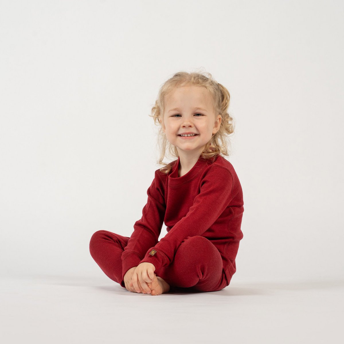Dziecięce spodnie Merino 250 Royal Cherry