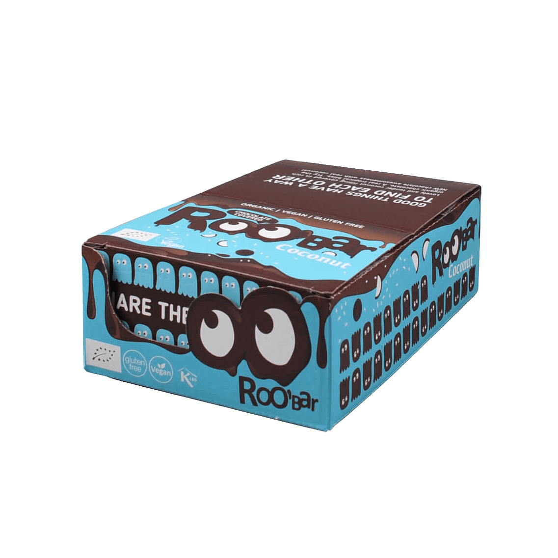 Chocolate Covered Coconut Bar, organic, Roobar, 30g