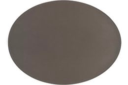 Dækkeserviet TRUDO - oval - vegansk læder - 33x45 cm