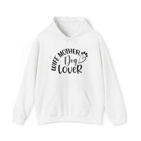 Mom dog lover Hooded Sweatshirt